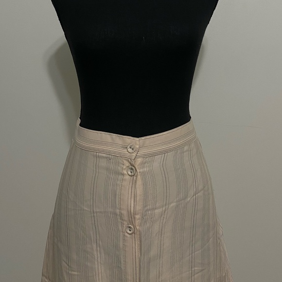 Long Button Skirt - Picture 2 of 10